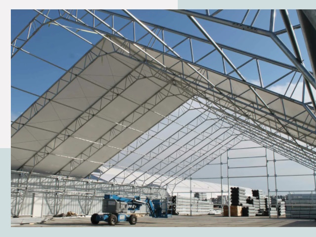 Каркасно-тентовые сооружения от СтальСтрой по цене 608 руб.